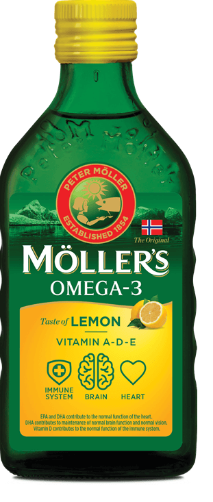 Möller's Rybí olej s citrónovou príchuťou 250 ml - 93215