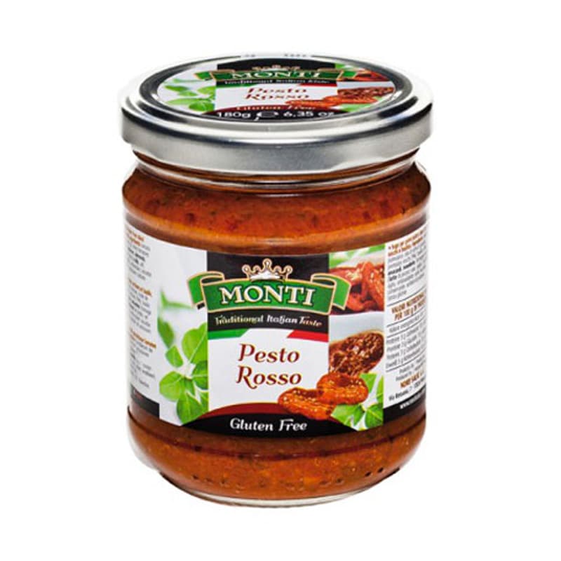 Monti pesto rosso bezlepkové červené pesto 180 g