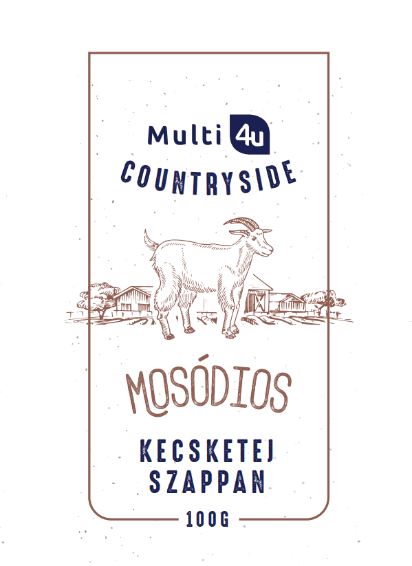 Multi 4u countryside kozí mlieko mydlo mydlovník 100 g