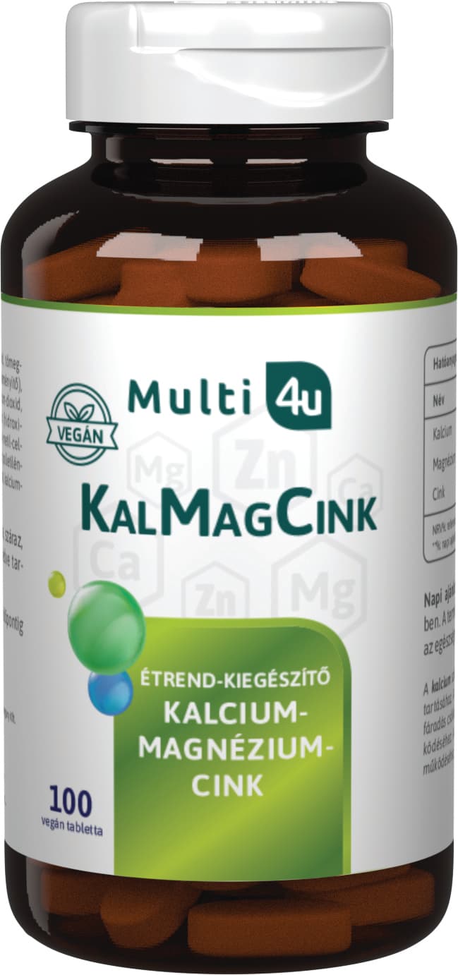 Multi 4u vápenatý horčík vegánske tablety 100 g