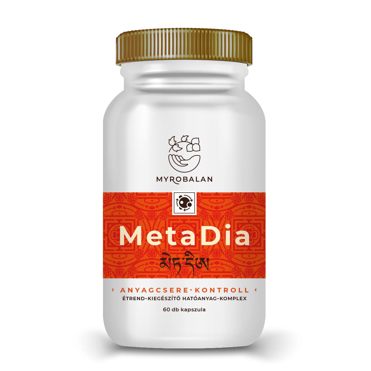 Myrobalan metadia metabolizmus-kontrolný účinný komplex kapsula 60 ks