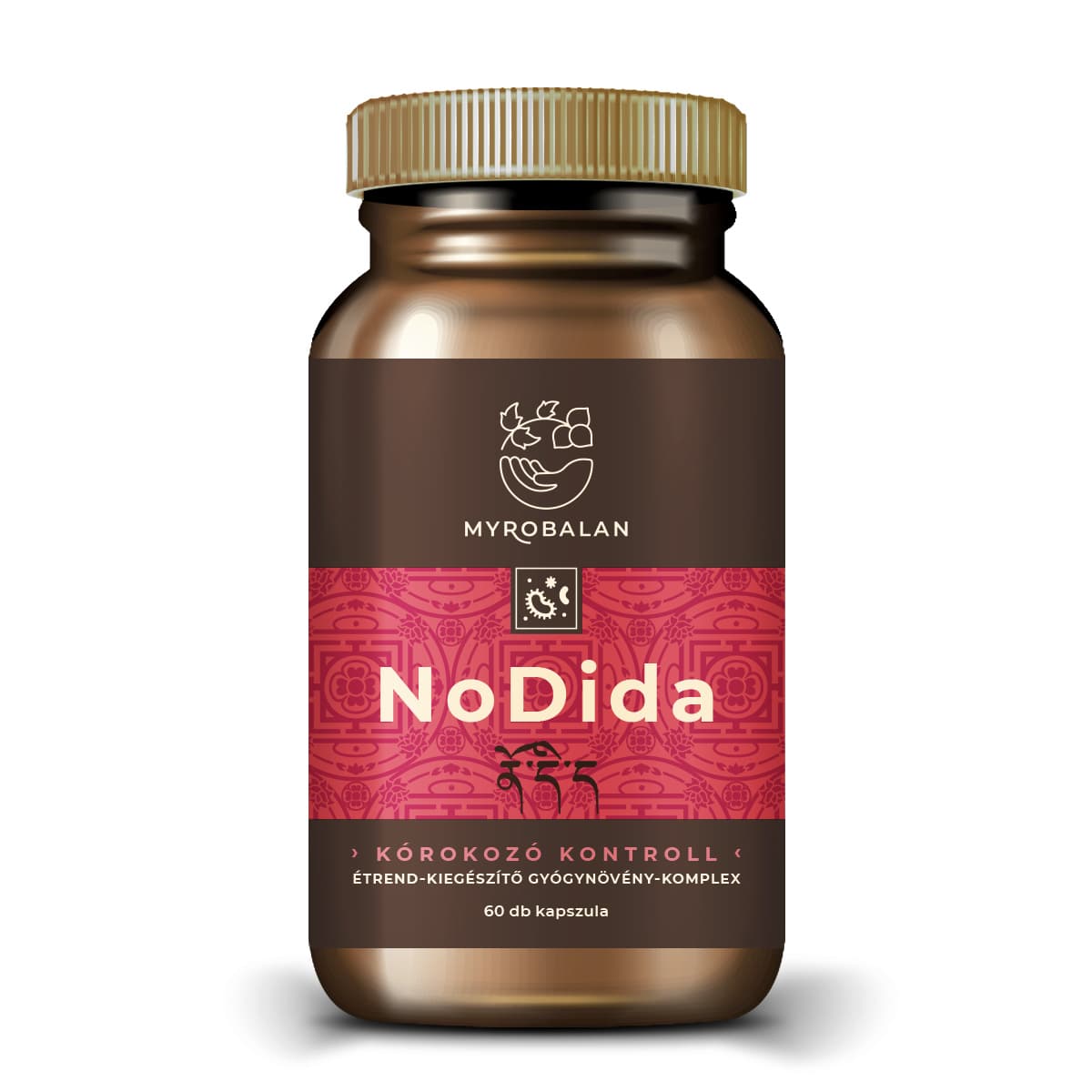 Myrobalan nodida candida, komplex bylinného lieku proti hubám a parazitom, vegánske kapsuly 60 ks