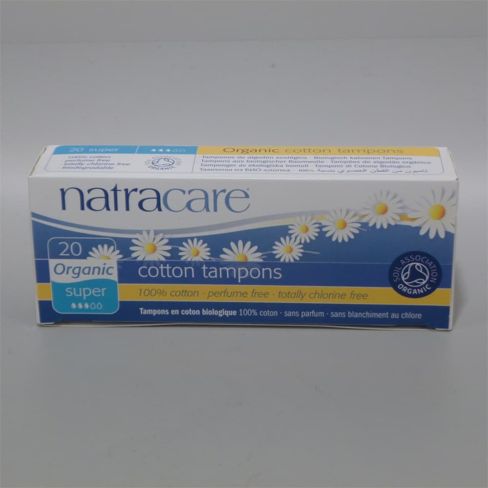 Natracare bio tampóny super 20 ks