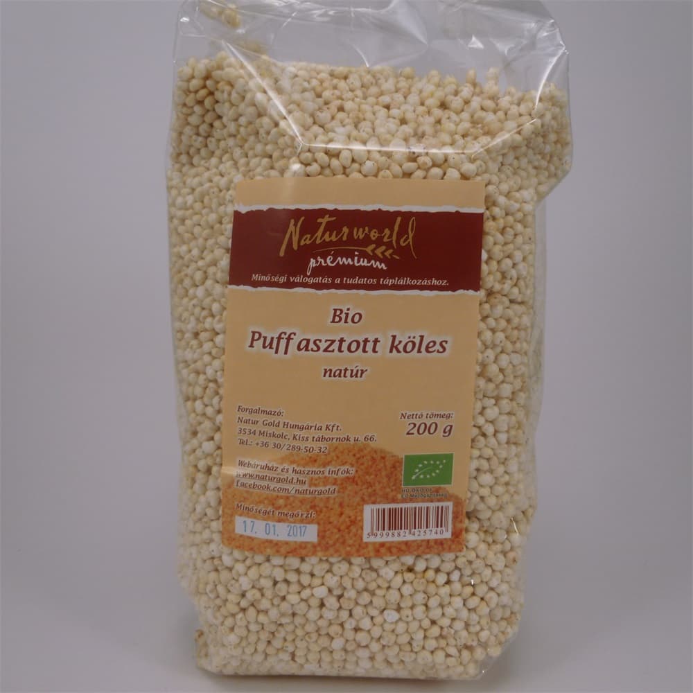 Naturgold bio chrumkavé guličky z prosa prírodné 200 g
