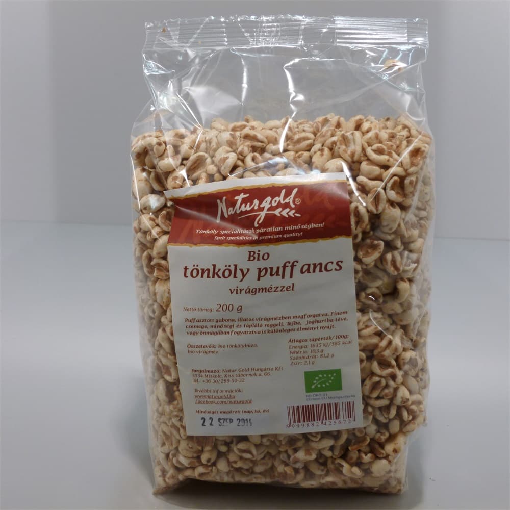 Naturgold bio špaldové chrumky medové 200 g