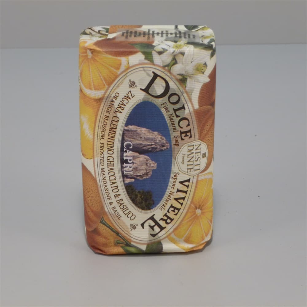 Nesti Dante mydlo Dolce Vivere Capri s pomarančovým kvetom a bazalkou 250 g - 29127