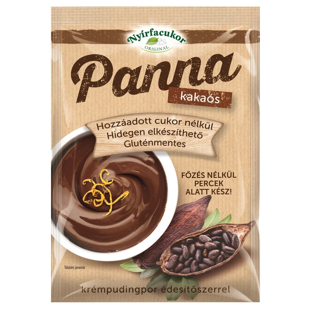Nyírfacukor Panna čokoládový puding za studena 50 g