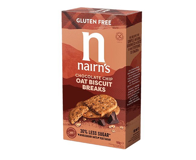Nairn's Ovsené sušienky s kúskami čokolády 160 g