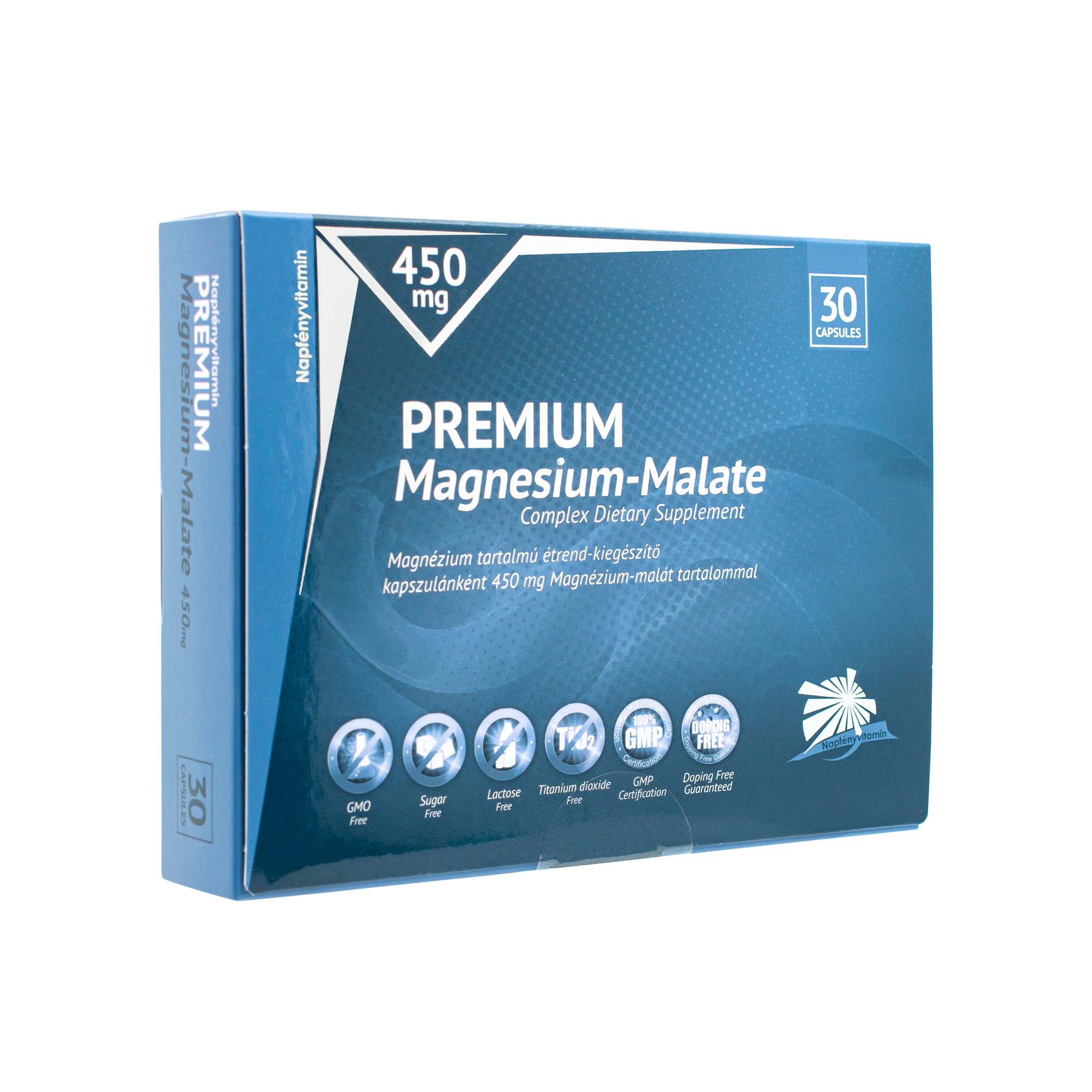 Napfényvitamin prémiový horčíkový malát 450mg kapsula 30 ks