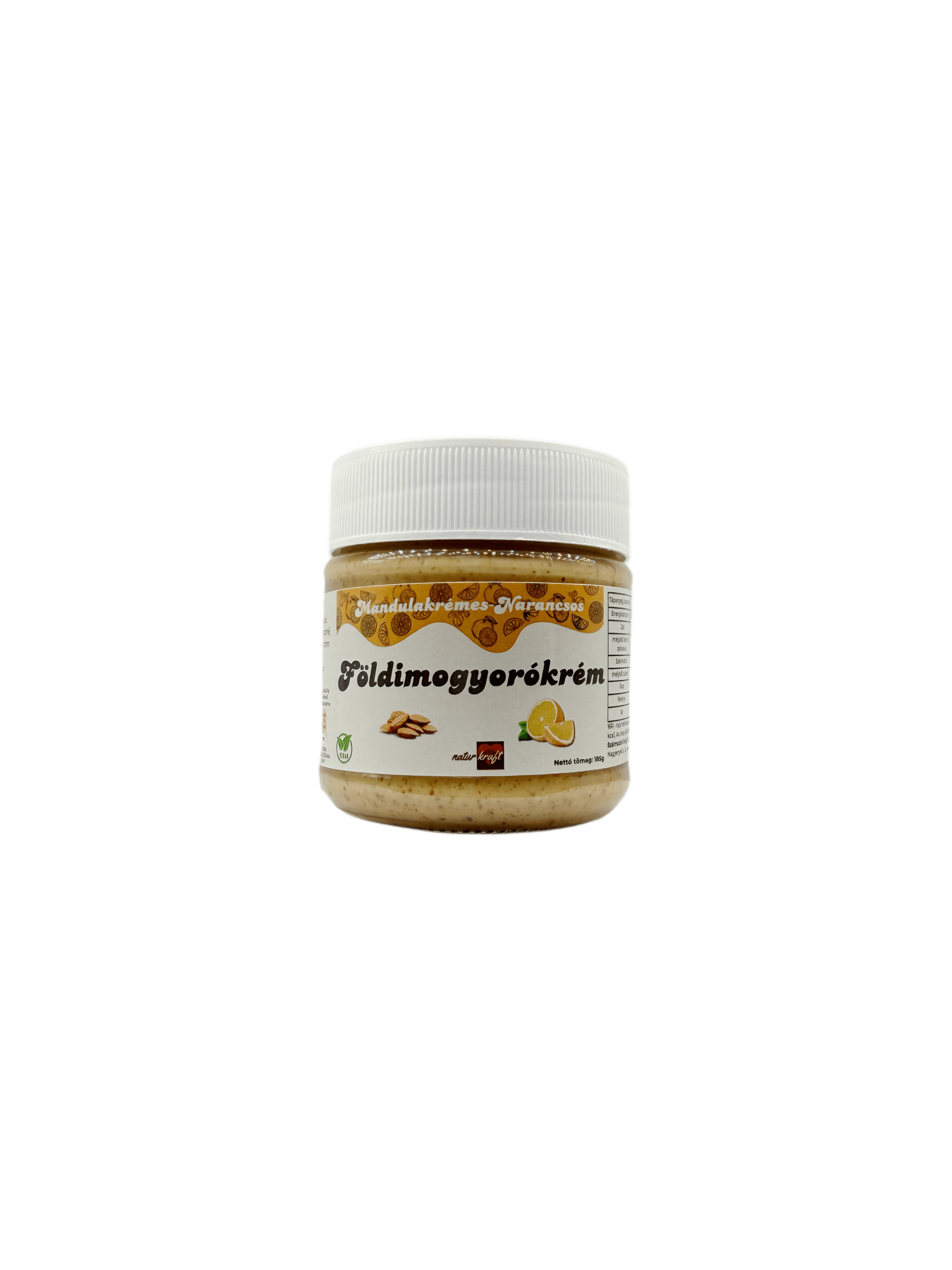 Natur Kraft arašidovo-mandľová nátierka s pomarančom 185 g