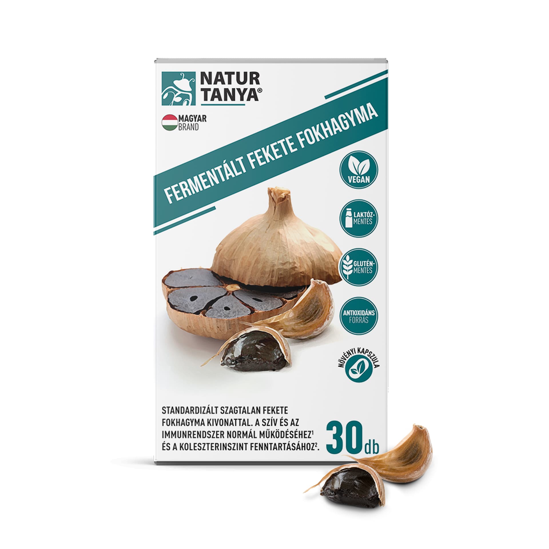 Natur Tanya fermentovaný čierny cesnak 800mg kapsula 30 ks