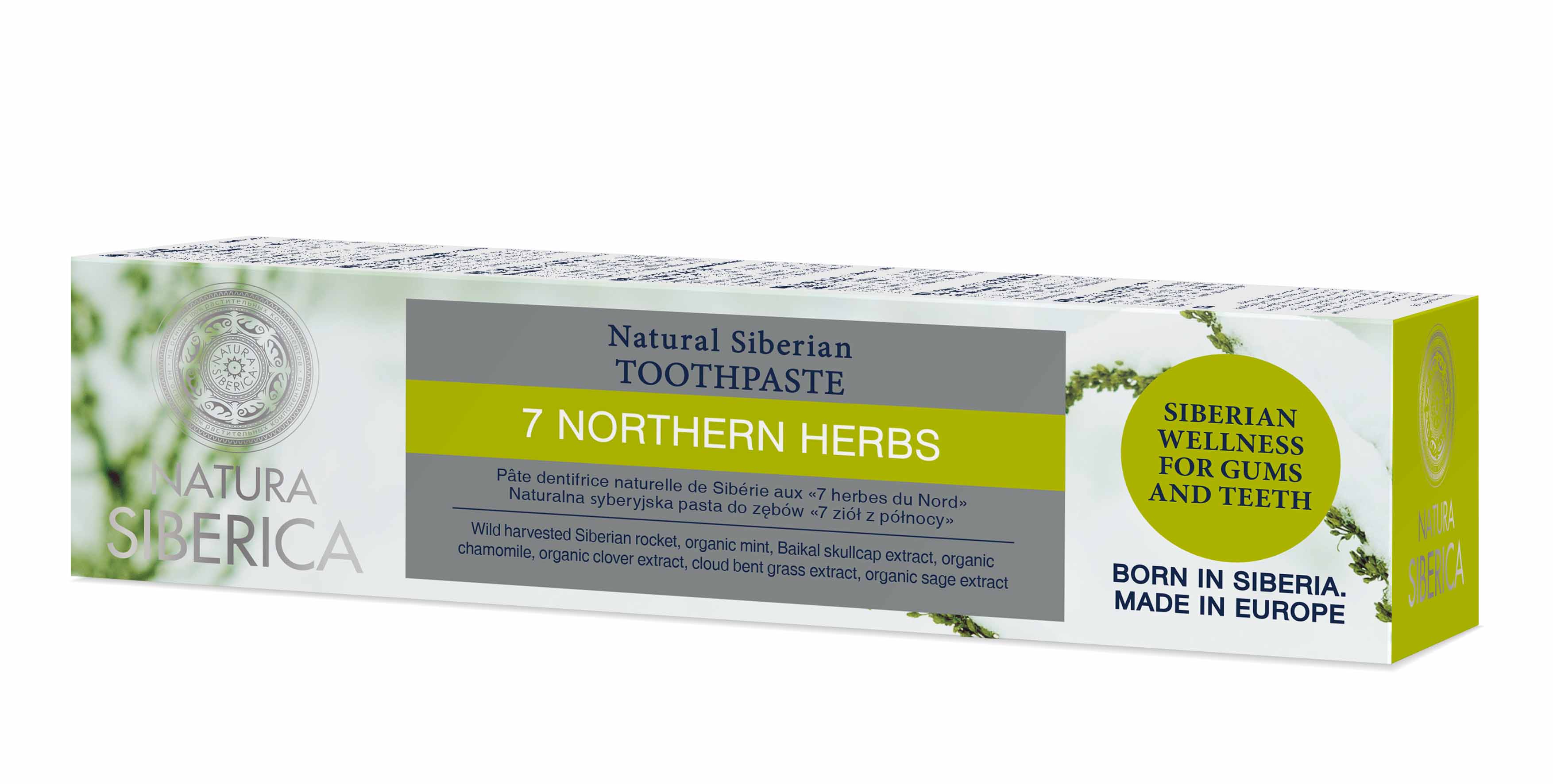 Natura Siberica Prírodná Zubná Pasta 7 Severných Bylín 100 g - 54230