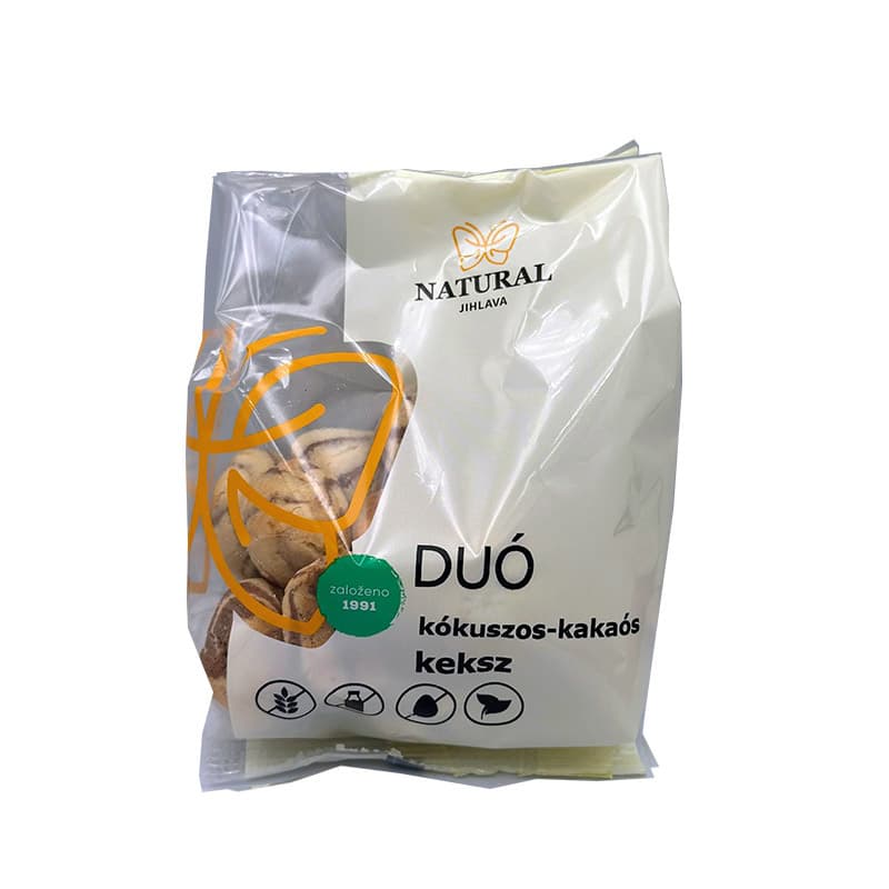 Natural Duo kakaové kokosové sušienky 150 g - 96616