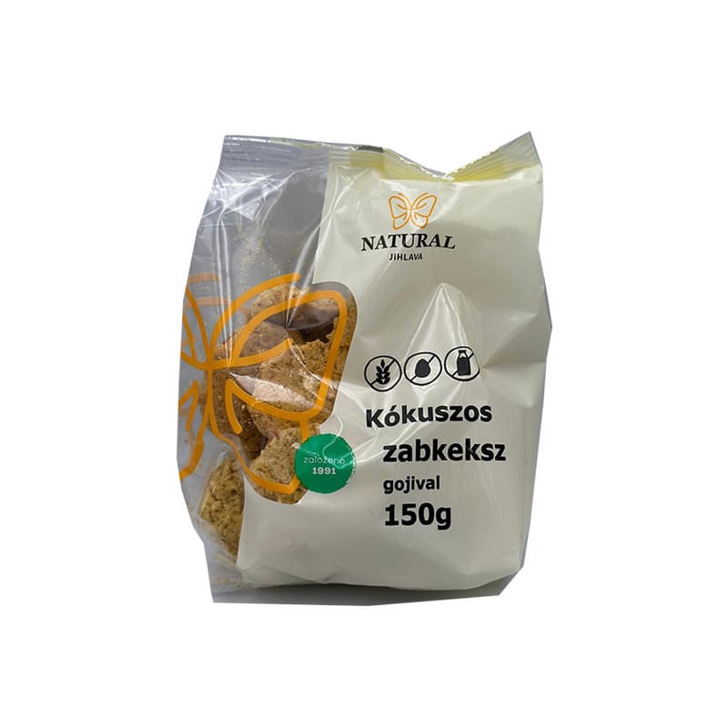 Ovsené sušienky s goji a kokosom 150g