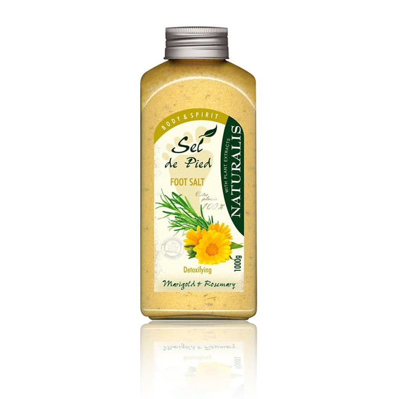 Naturalis detoxikačná soľ do nohy s nechtíkom a rozmarínom 1000 g