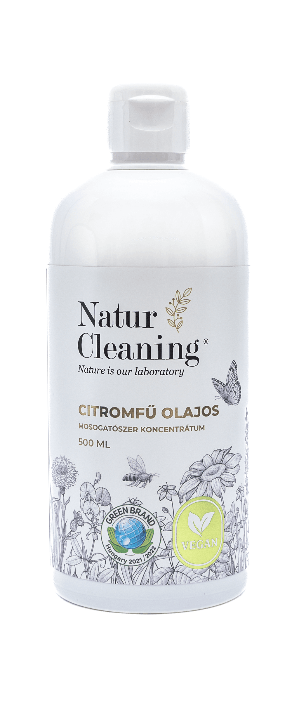 Naturcleaning olejový čistič riadu s citrónovou trávou koncentrát 500 ml