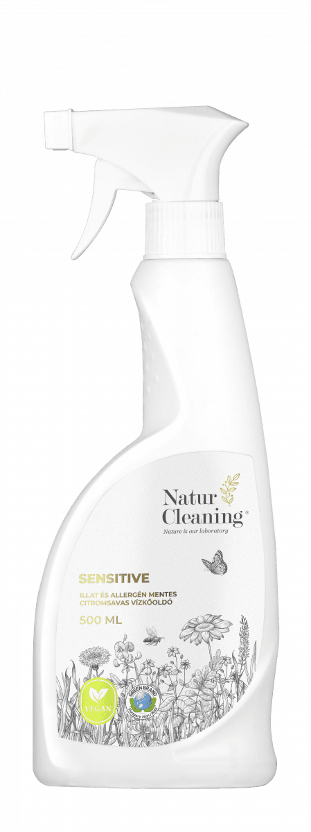 Naturcleaning sensitive bez vôní a alergénov citrónová kyselina na vodný kameň 500 ml