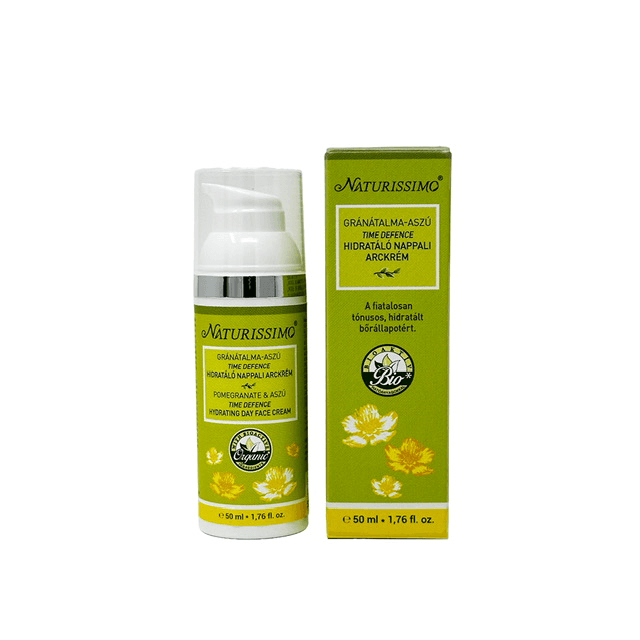 Naturissimo granátové jablko-aszú time defence hydratačný denný krém na tvár 50 ml