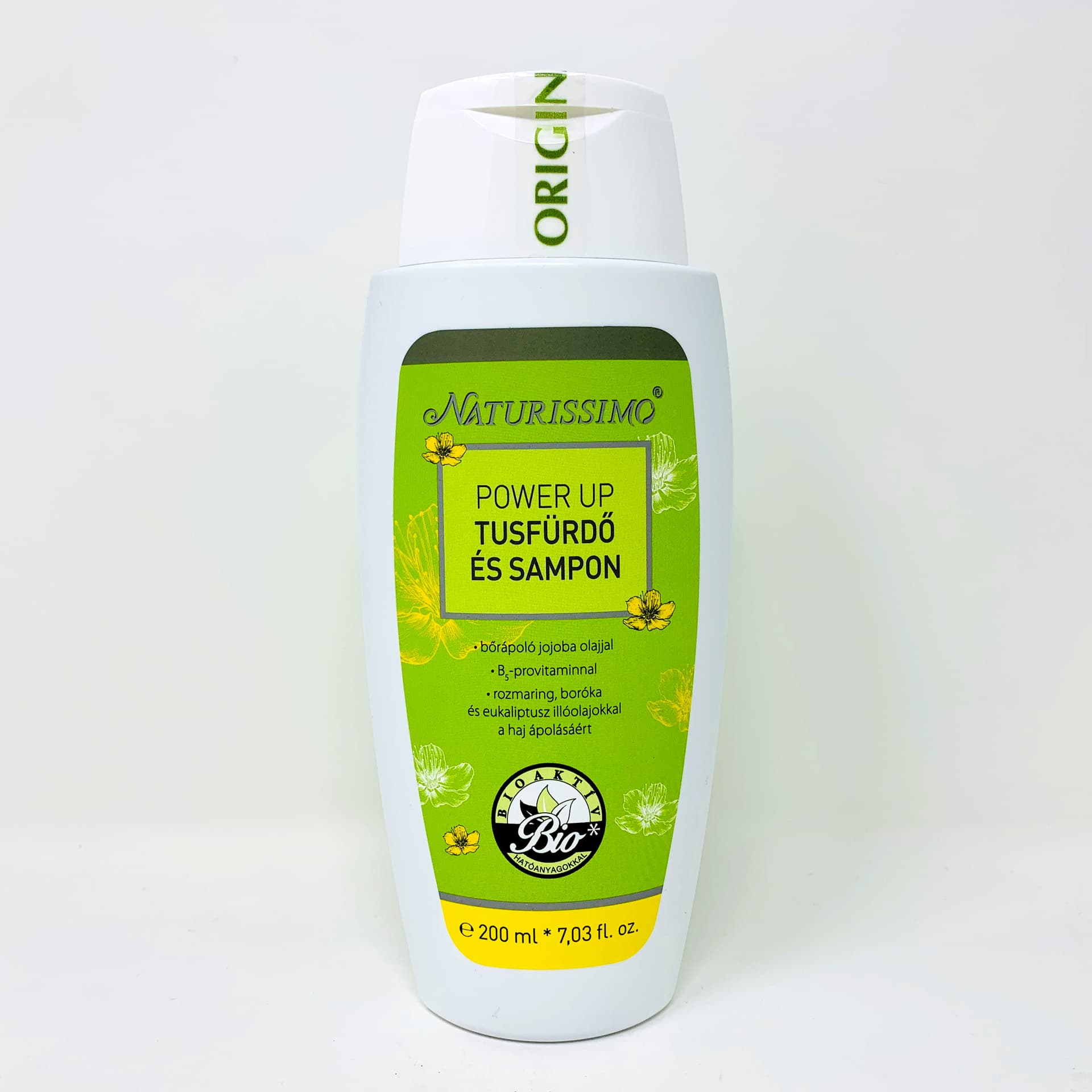 Naturissimo power up sprchový gel a šampón 200 ml