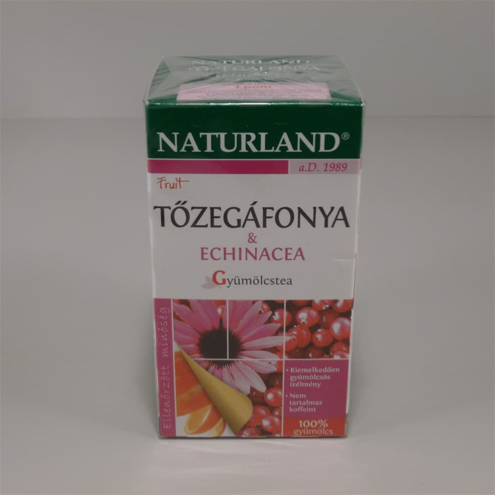 Naturland ovocný čaj brusnica a echinacea 40 g - 24671