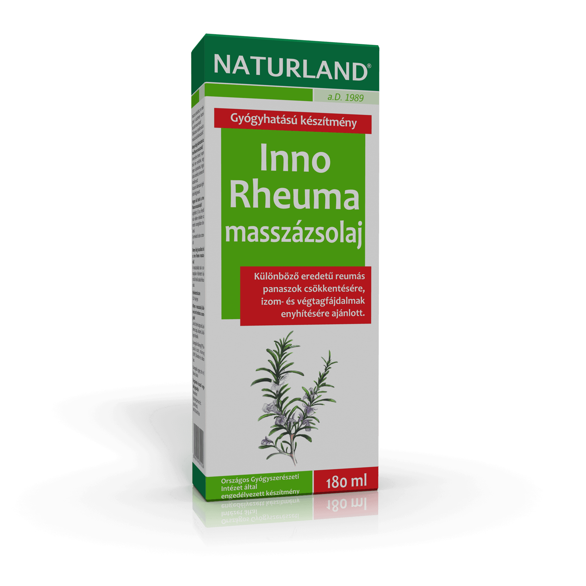 NATURLAND Inno-Reuma Masážny Olej 180 ml - 16475