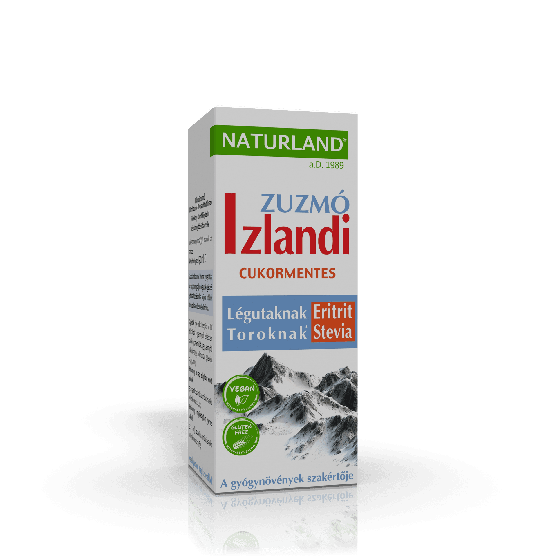 Naturland Íslandský mach prírodné sladidlá 150 ml