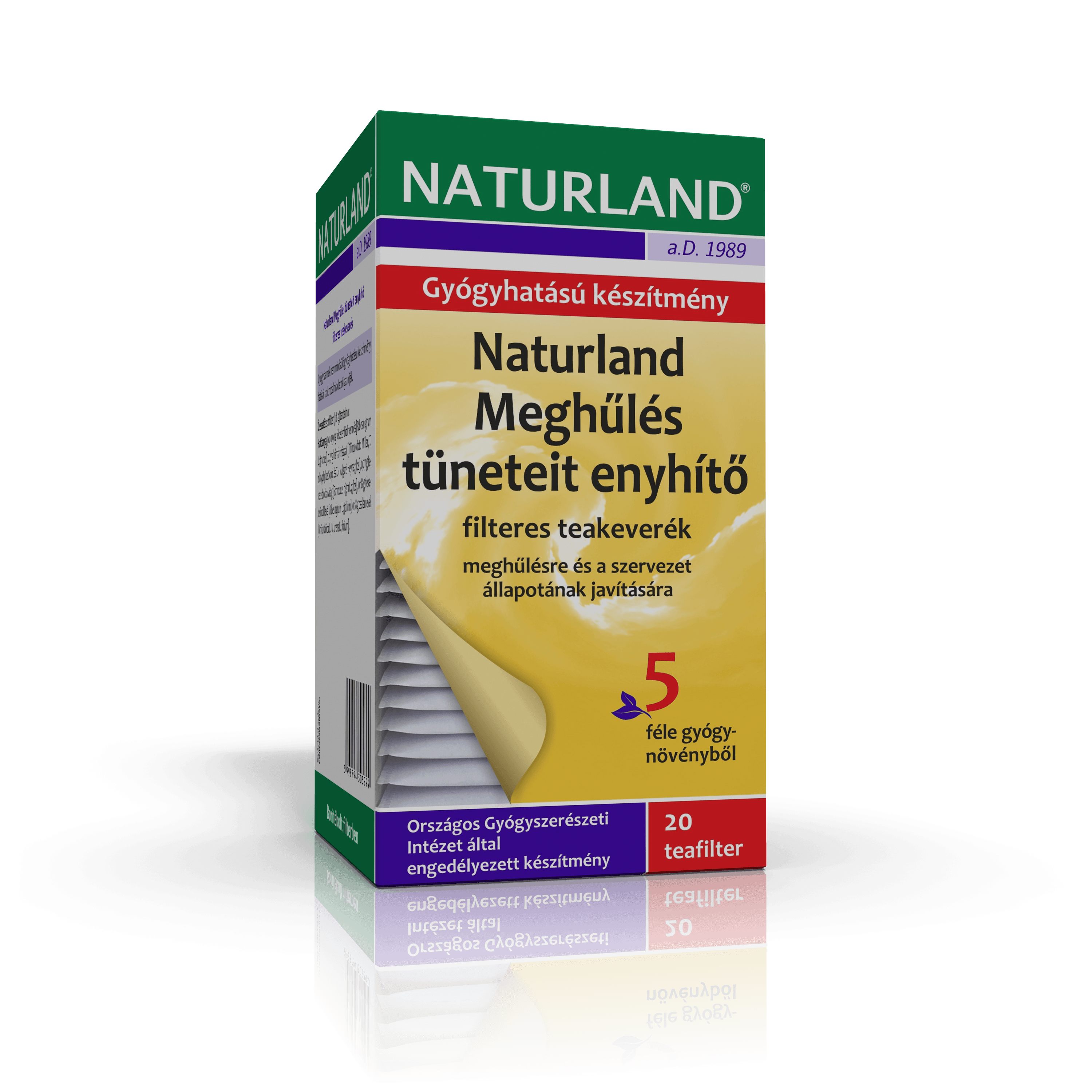 Naturland čajová zmes na zmiernenie príznakov prechladnutia 36 g - 94121