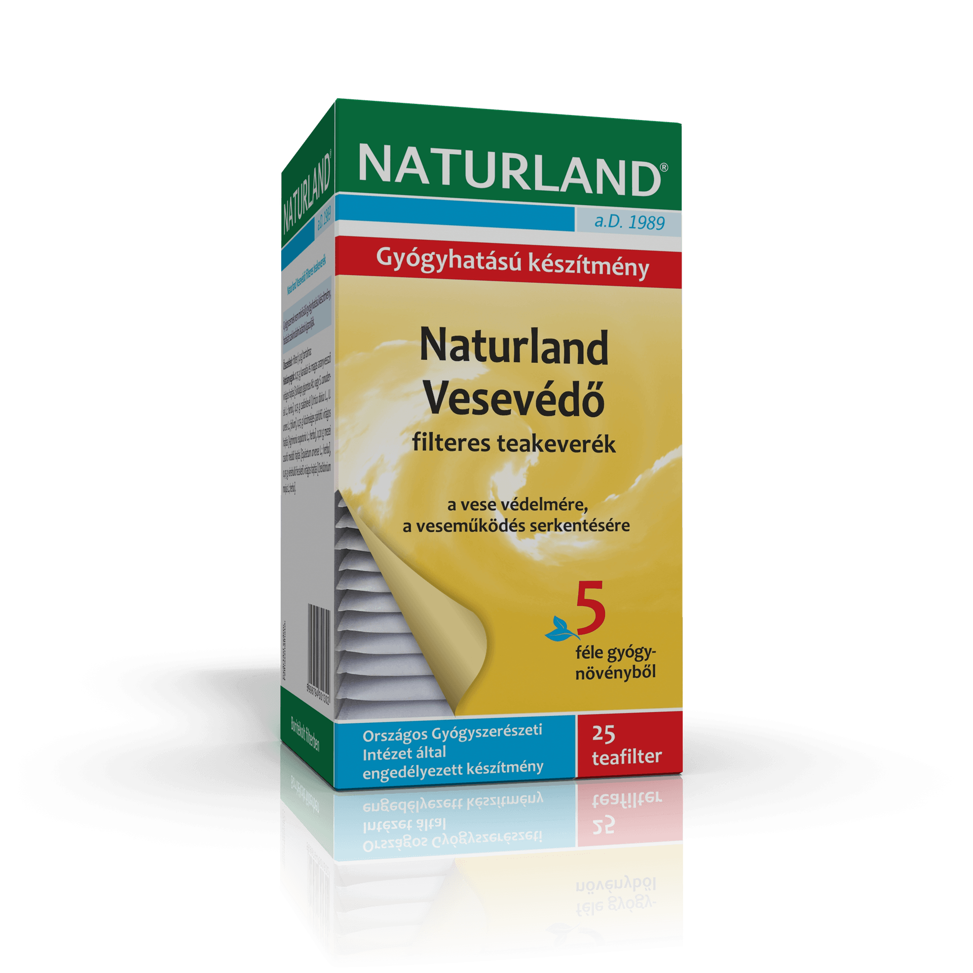 Naturland Bylinný čaj na podporu obličiek 25 vrecúšok, 25 g - 92402