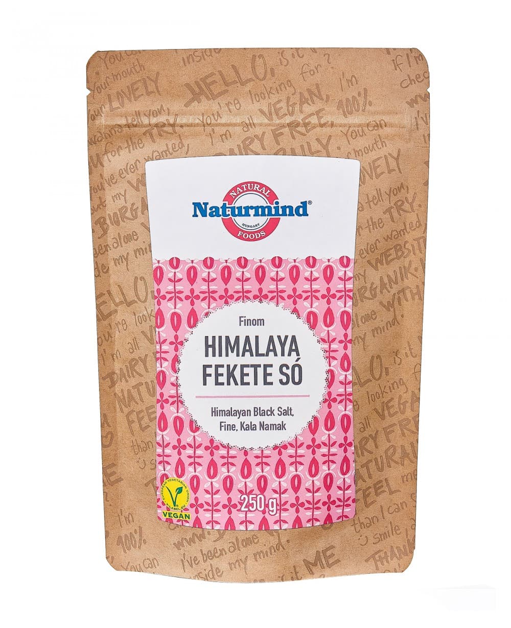 Naturmind jemná čierna soľ 250 g