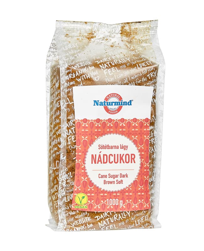Naturmind jemný tmavý trstinový cukor 1000 g