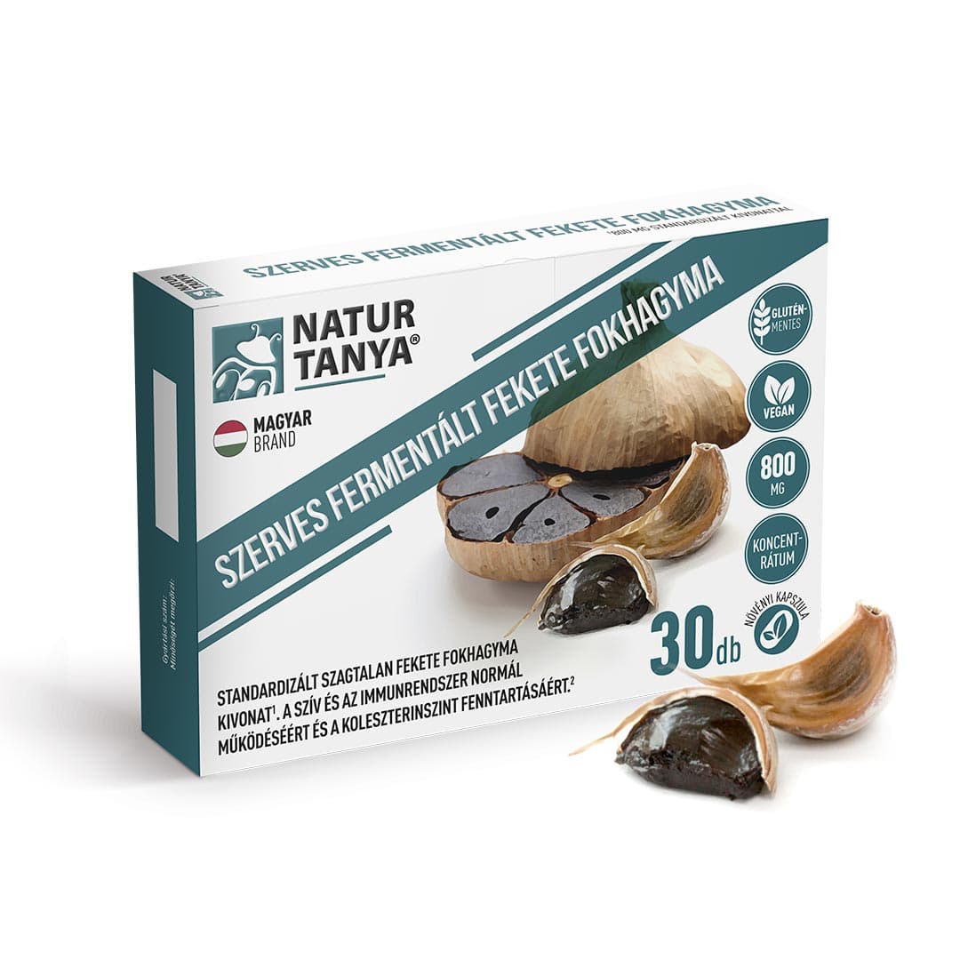 Natur Tanya fermentovaný čierny cesnak 800mg kapsula 30 ks