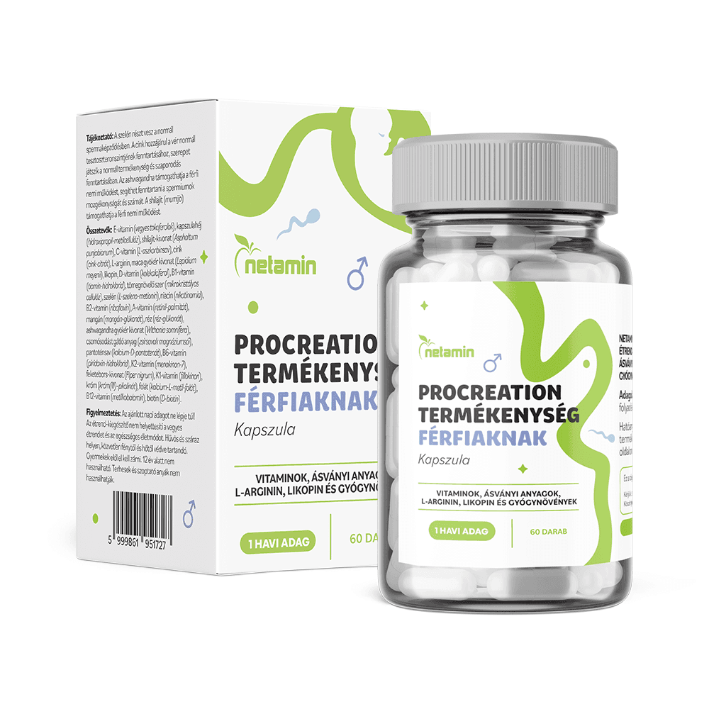 Netamin procreation plodnosť pre mužov kapsule 60 ks