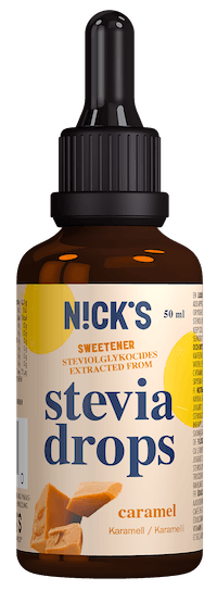 Nicks karamelové stéviové kvapky 50 ml