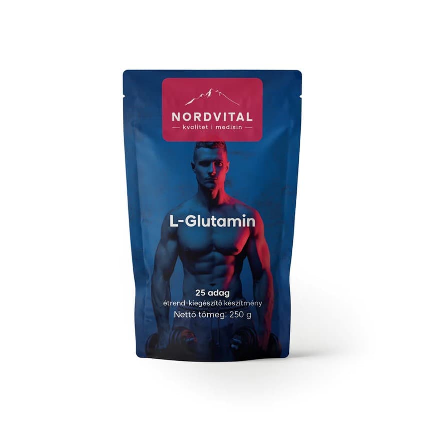 Nordvital l-glutamín prášok 250 g