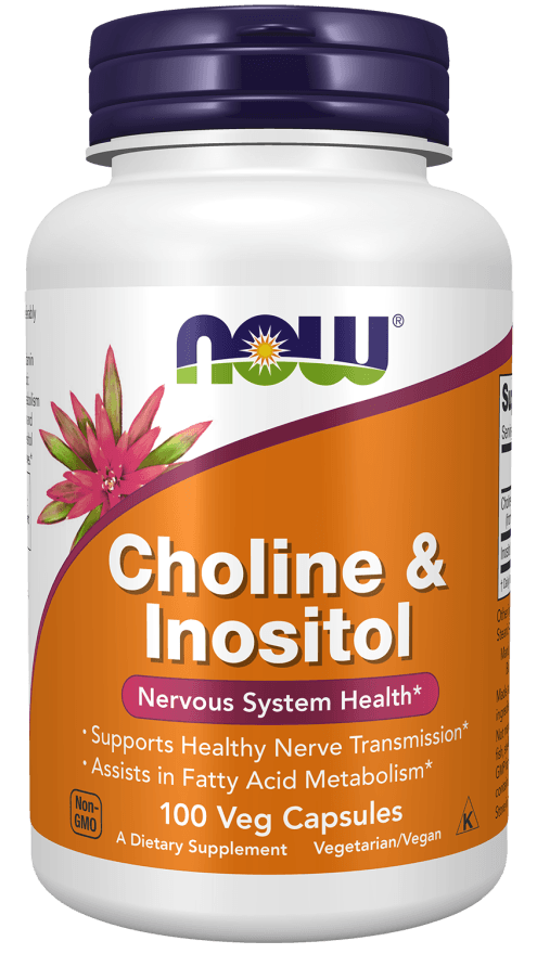 Now cholín & inozitol kapsula 100 ks