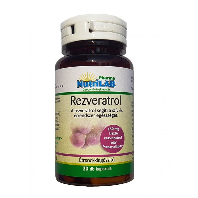 Nutrilab resveratrol 30 kapsúl