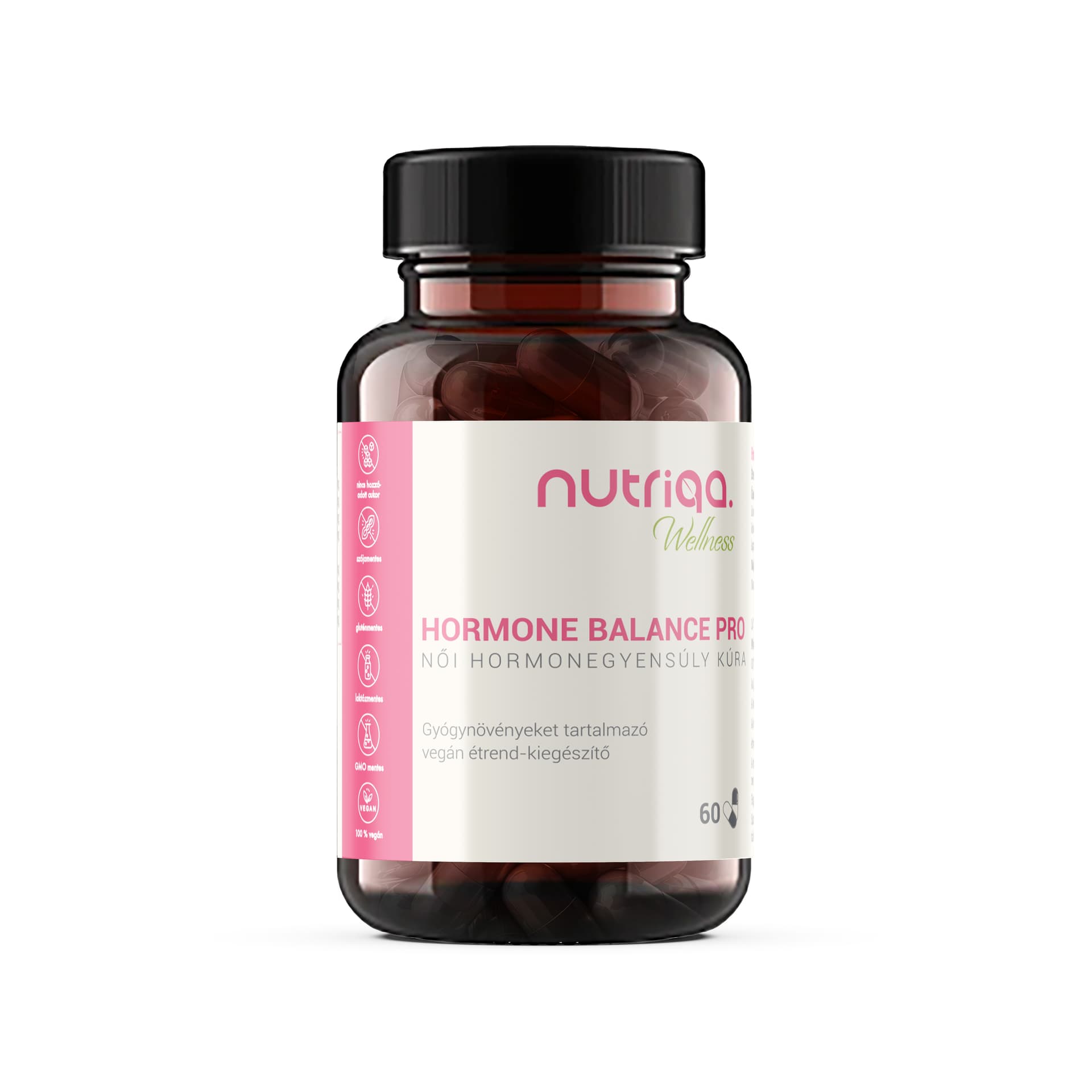 Nutriqa Ženská hormonálna rovnováha kúra vegán kapsula 60 ks