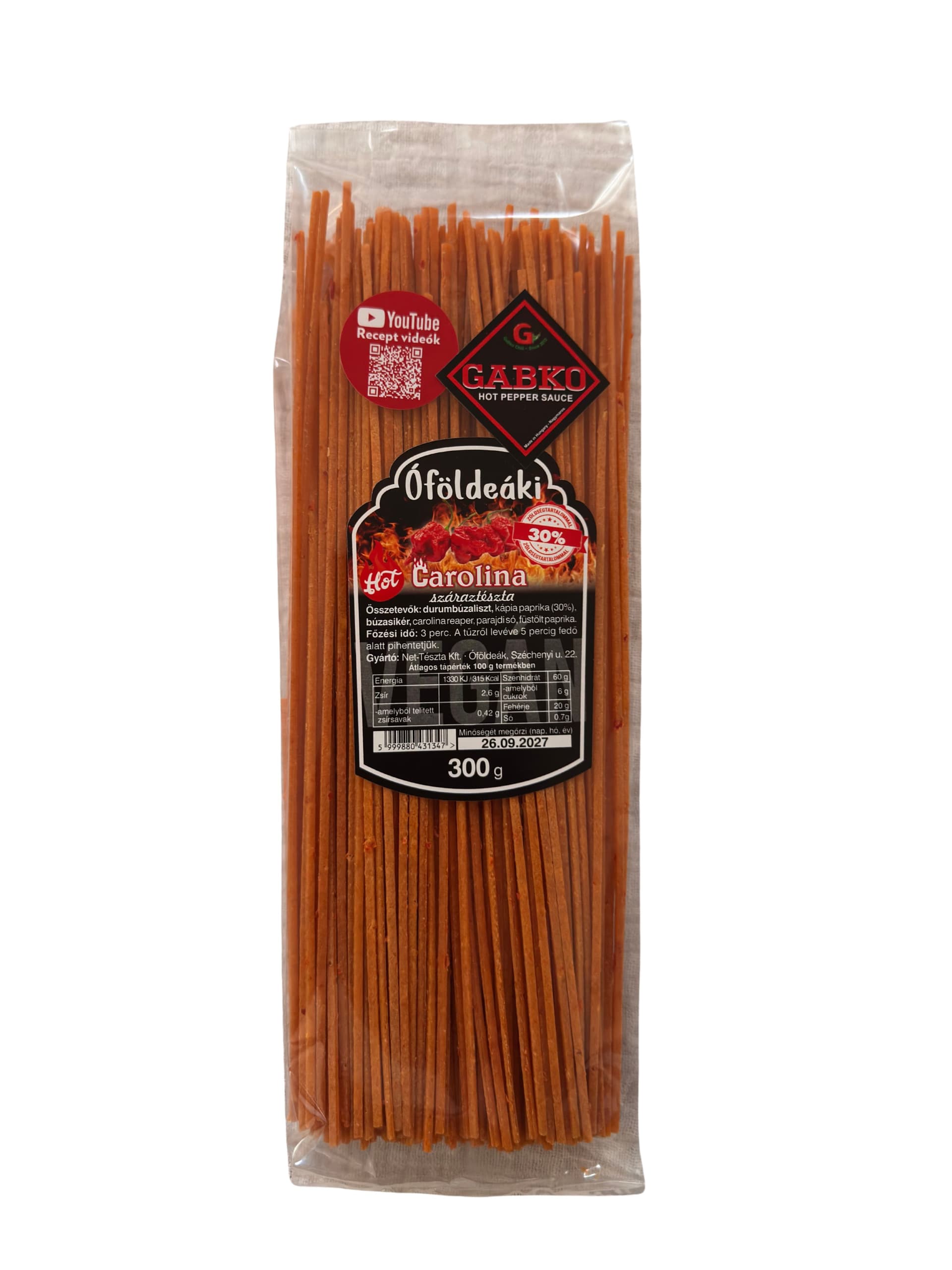 Óföldeáki hot carolina`s lunghi 300 g