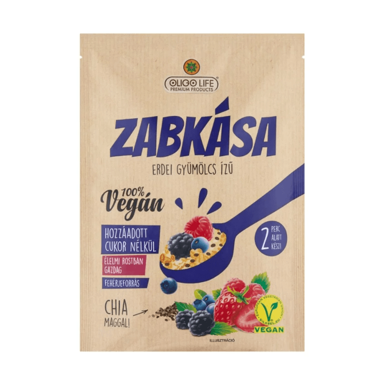Oligo Life ovsená kaša s lesným ovocím a sladidlami 65 g