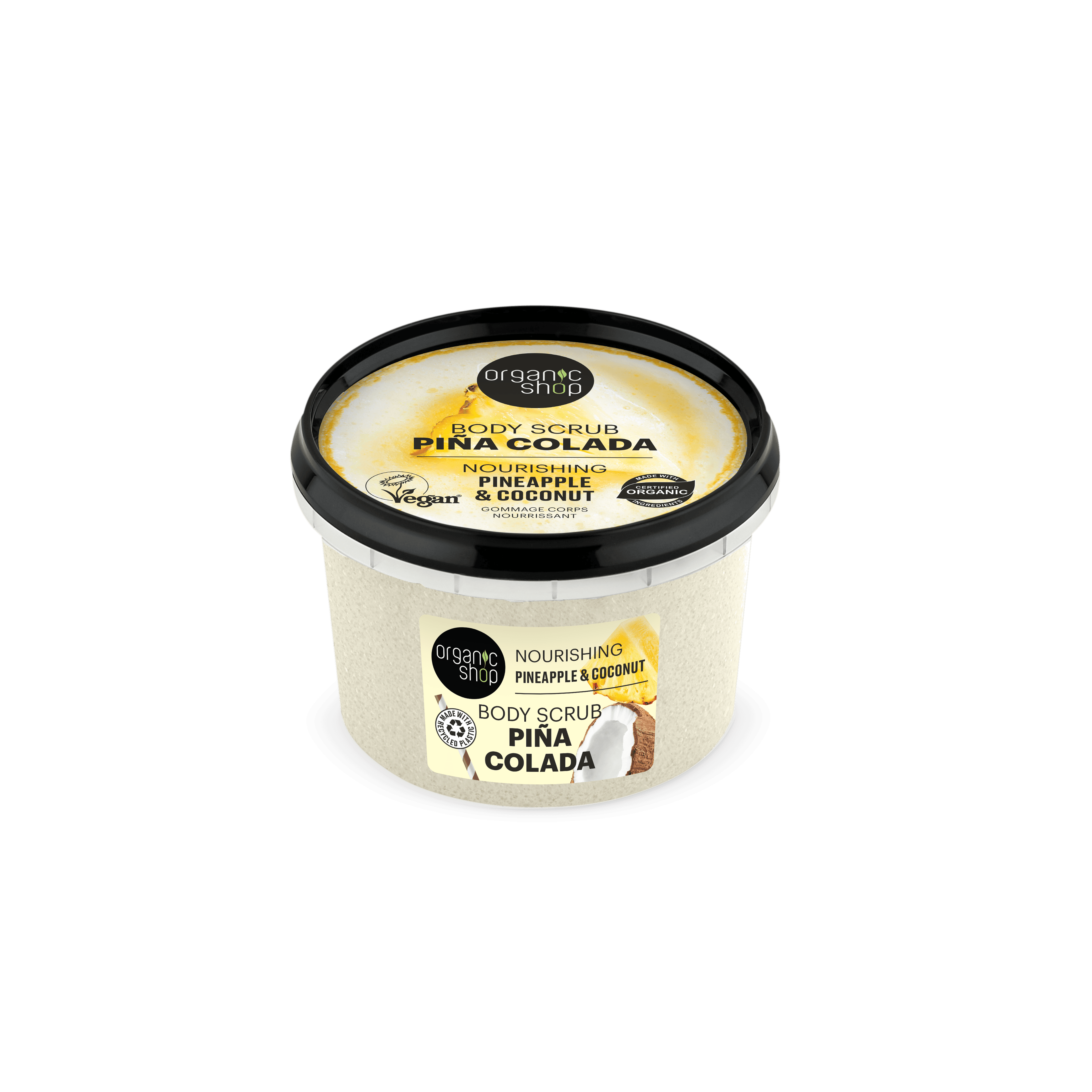 Organic Shop Tropický telový peeling Pina Colada 250 ml - 93950