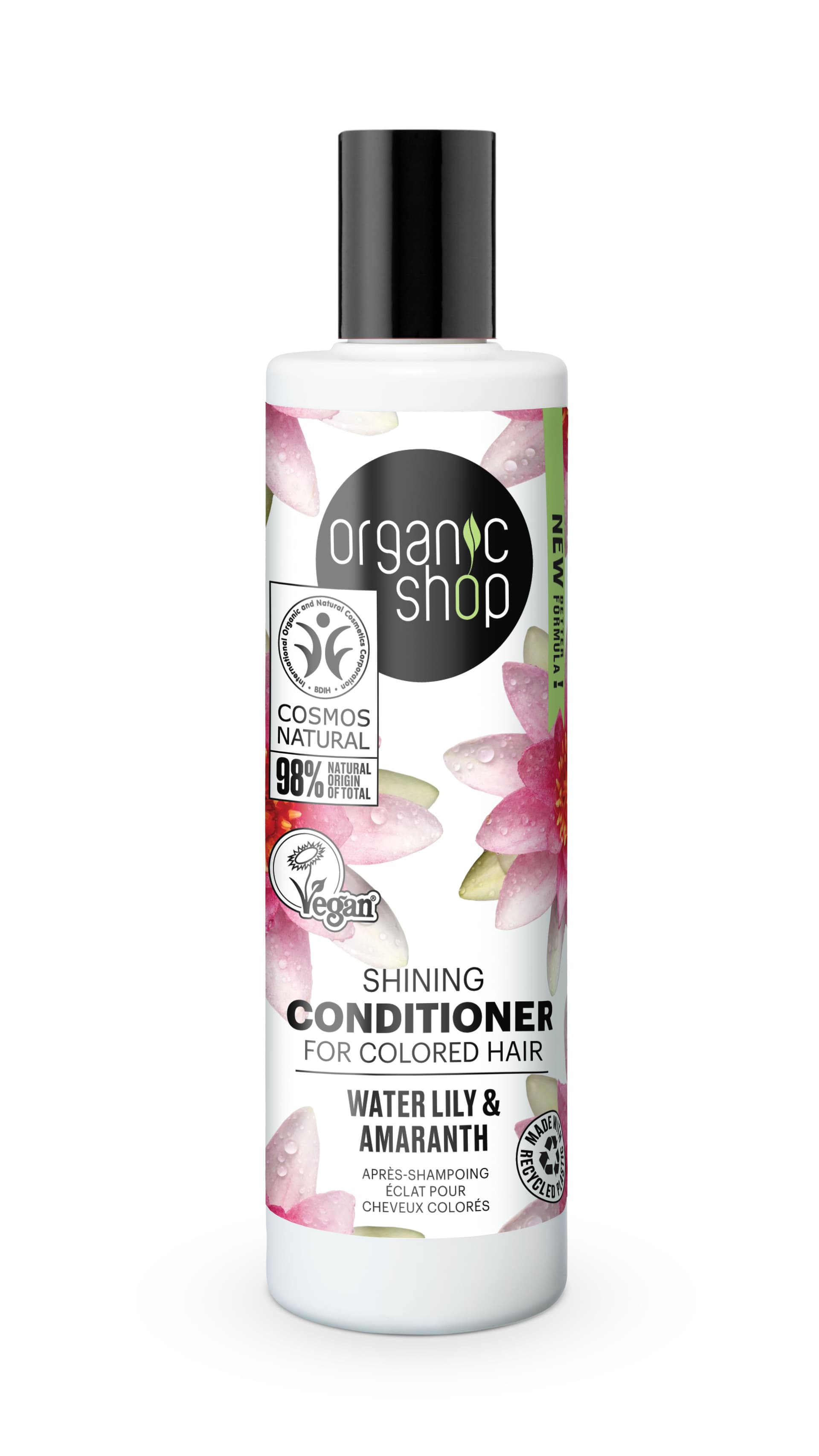 Organic Shop kondicionér pre lesk farbených vlasov s lekno a amarantom 280 ml - 90478