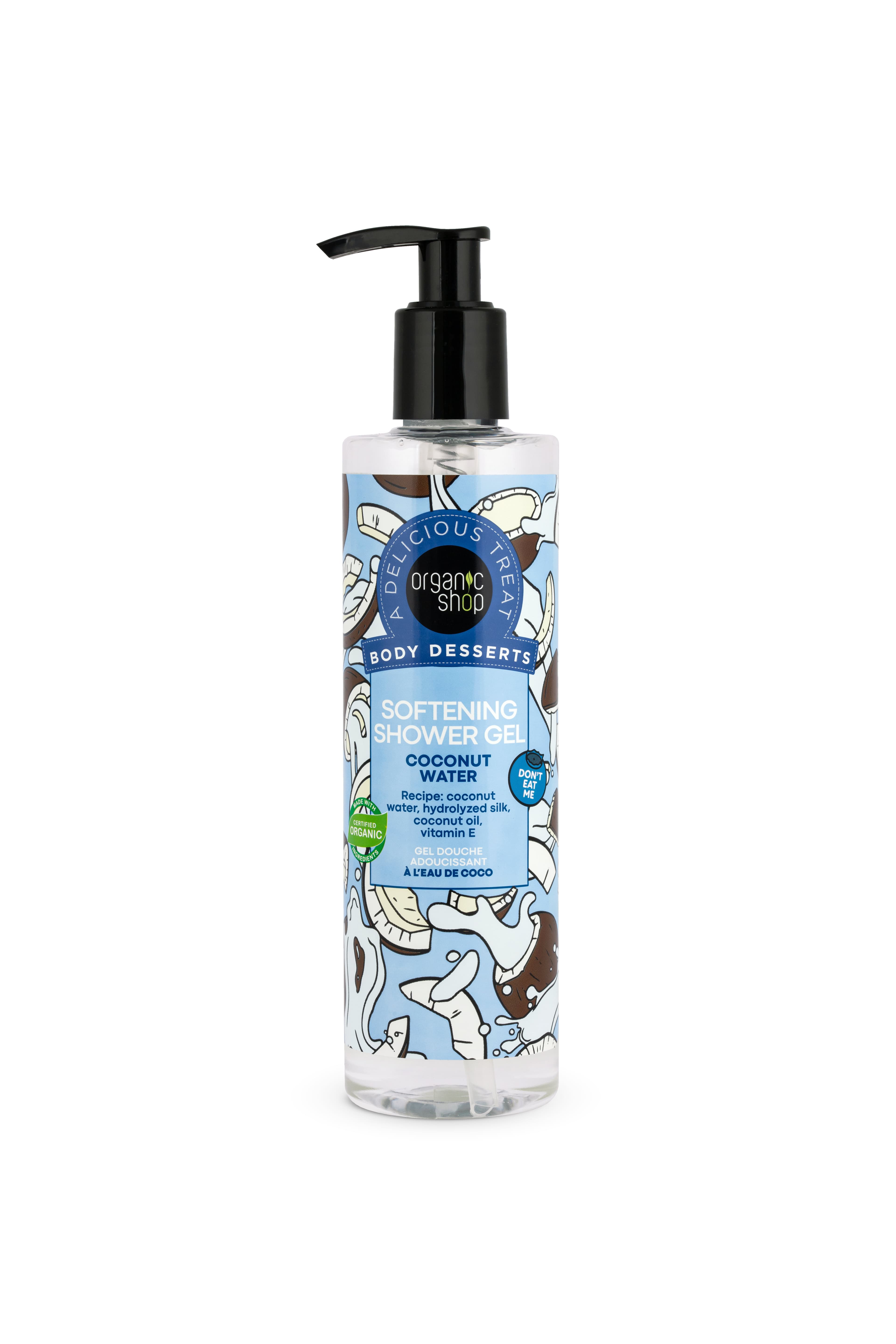 Organic Shop Osviežujúci sprchový gél s kokosovou vodou 280 ml - 93951