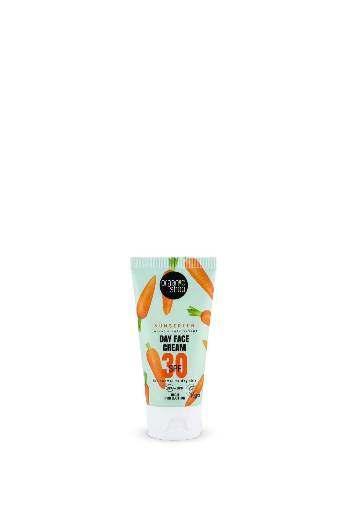 Organic Shop pleťový krém s mrkvou a SPF30 50 ml - 96734