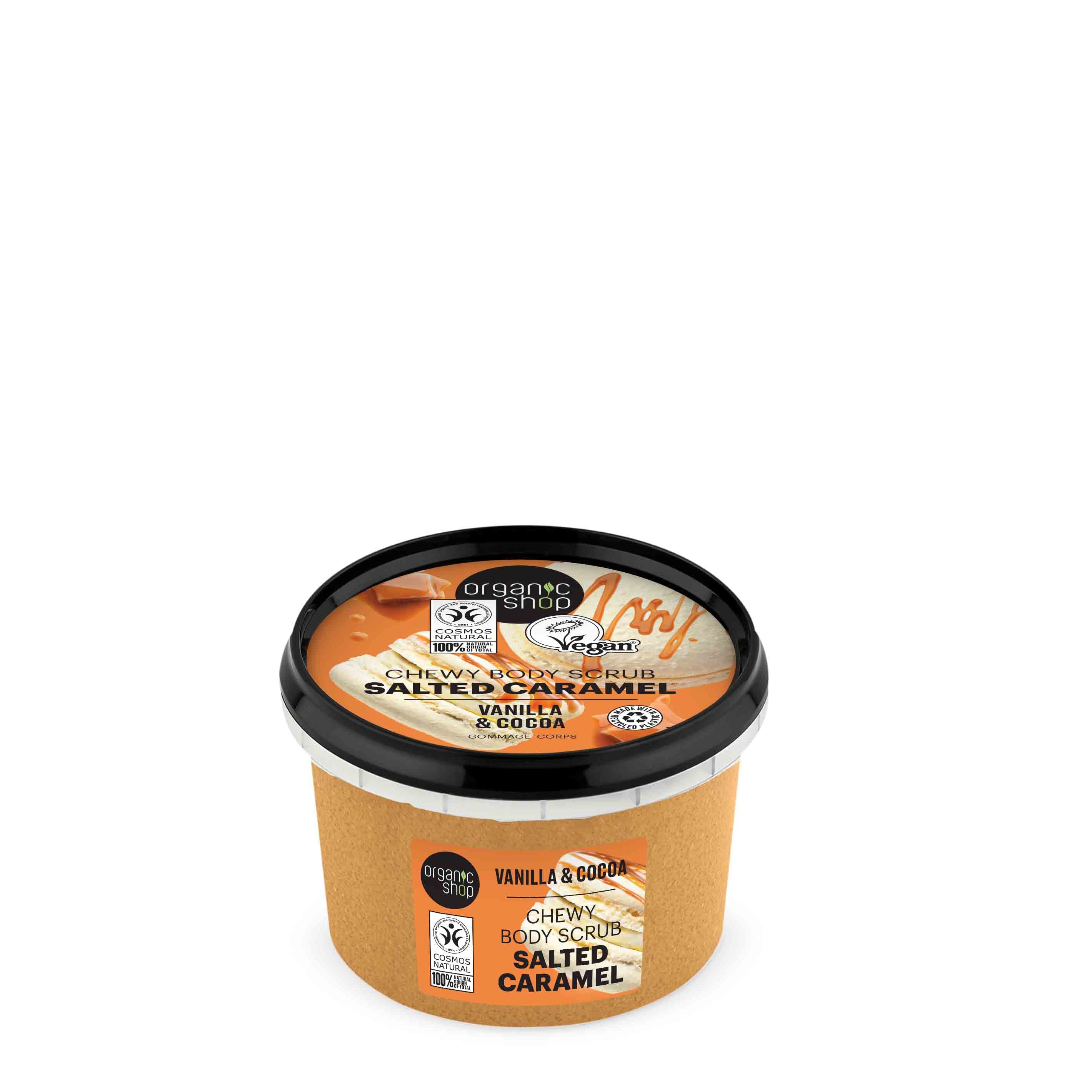 Organic Shop Karamelovo-vanilkový telový peeling 250 ml - 95275