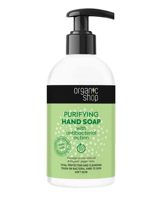 Organic shop s esenciálnym olejom z eukalyptu a mätou piepornou 500 ml