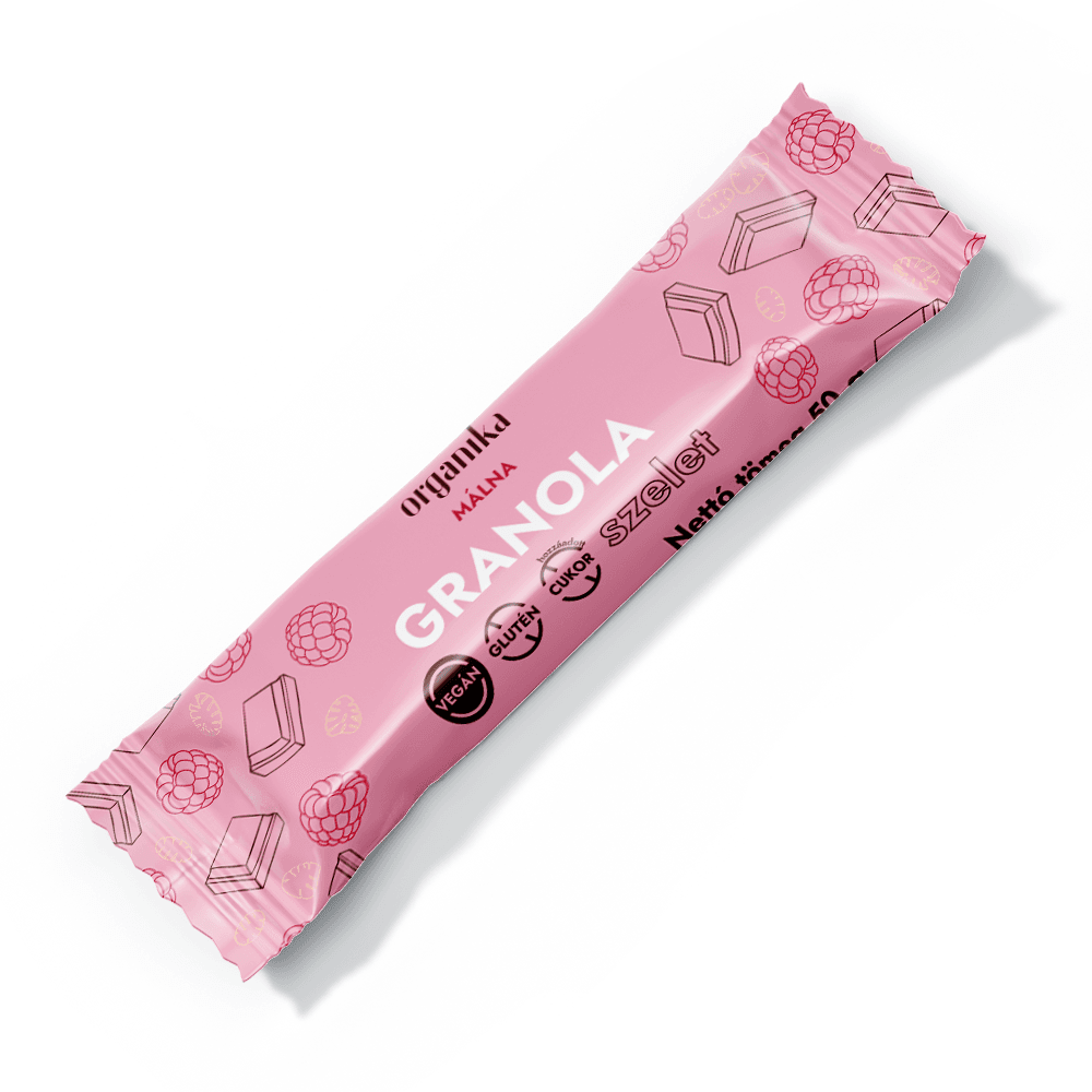 Organika malinová granola tyčinka 50 g