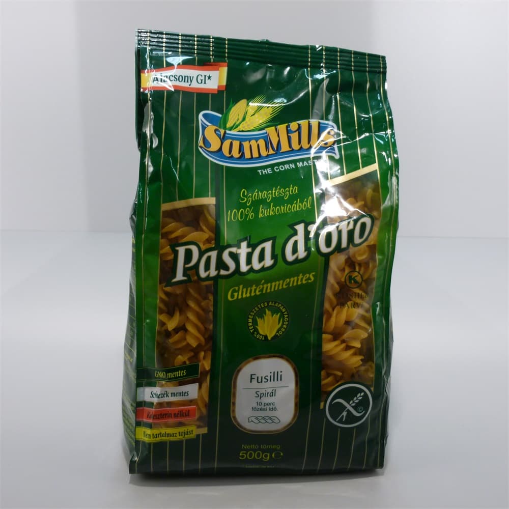 Bezlepkové kukuričné fusilli