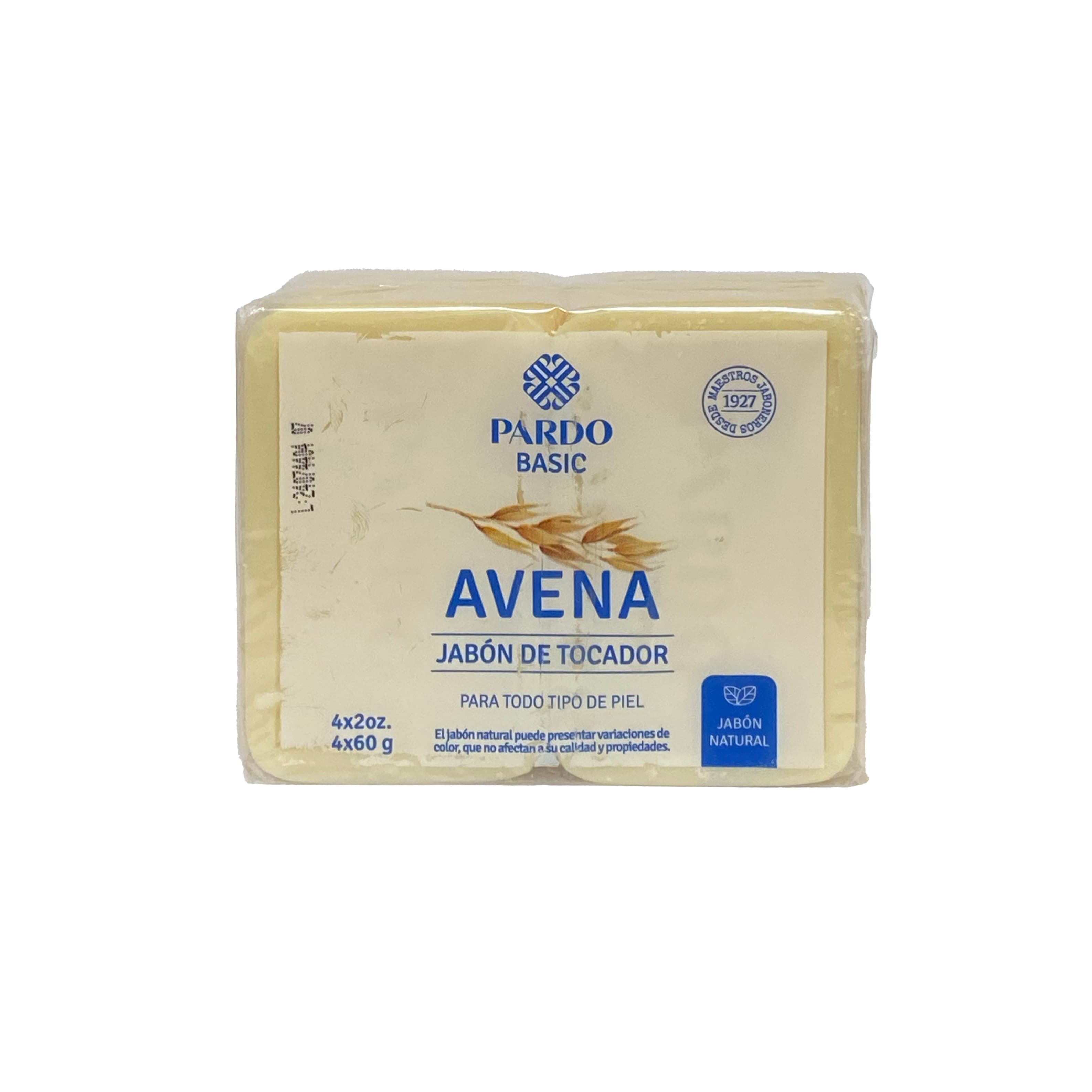 Pardo natúrny ovsený mydlo 4x60g 240 g