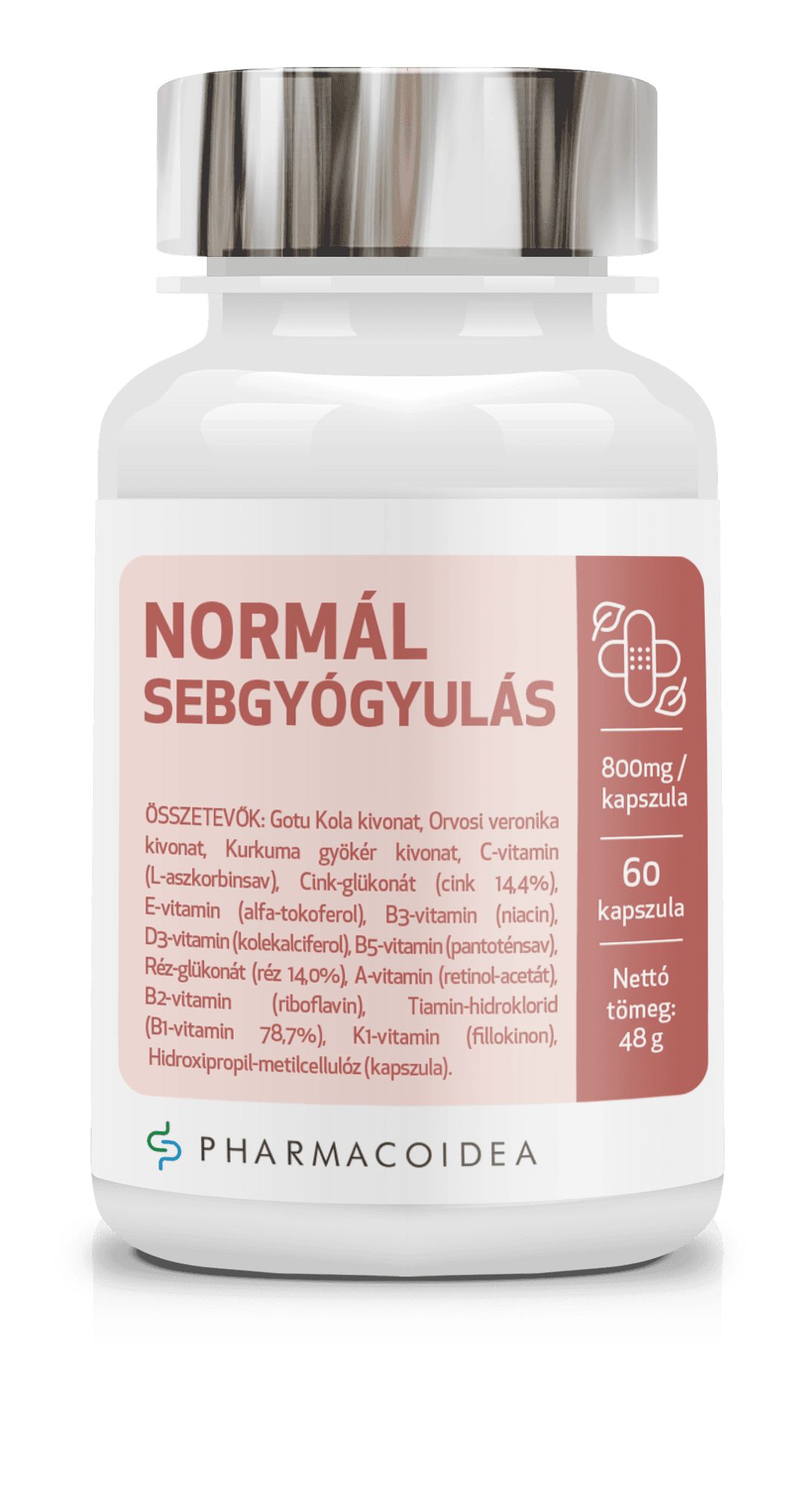 Pharmacoidea Kapsuly pre Normálne Hojenie Rán Extra 60 ks - 96636