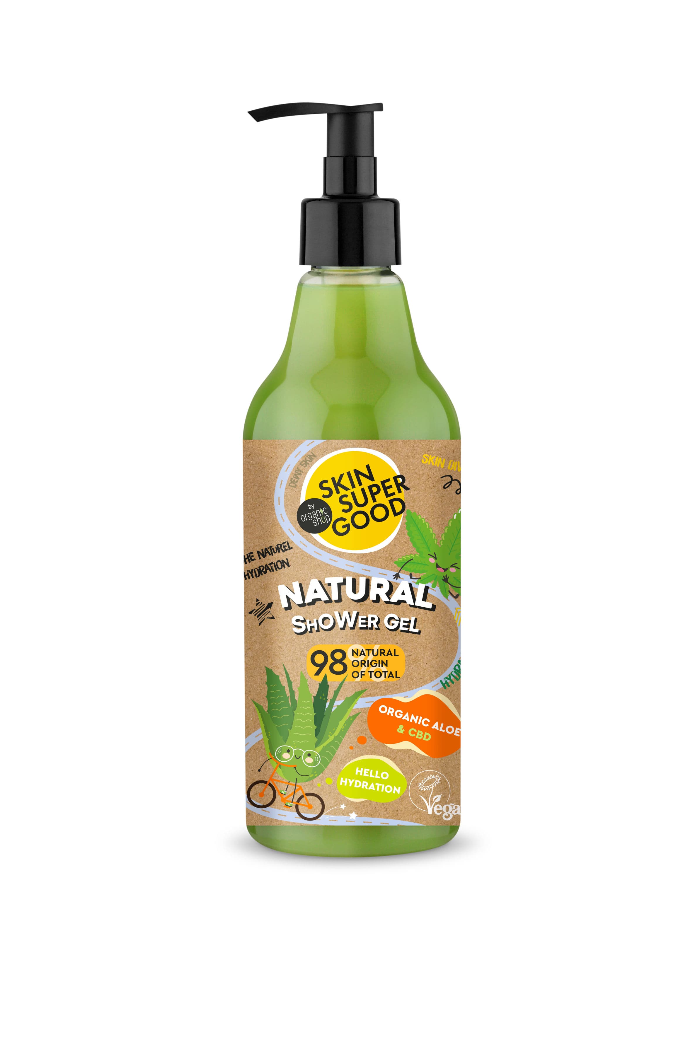 Skin Super Good Hello Hydration sprchový gél 500 ml - 92554